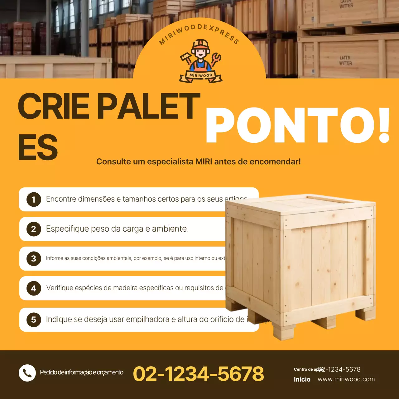 Anúncio da Orange Modern Logistics