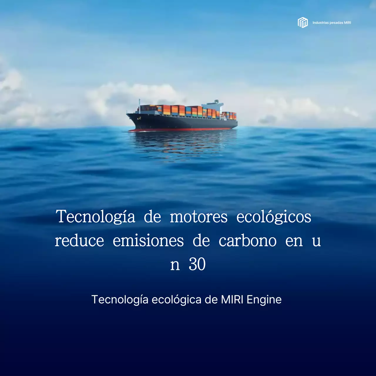 Promoción de tecnología ecológica moderna azul