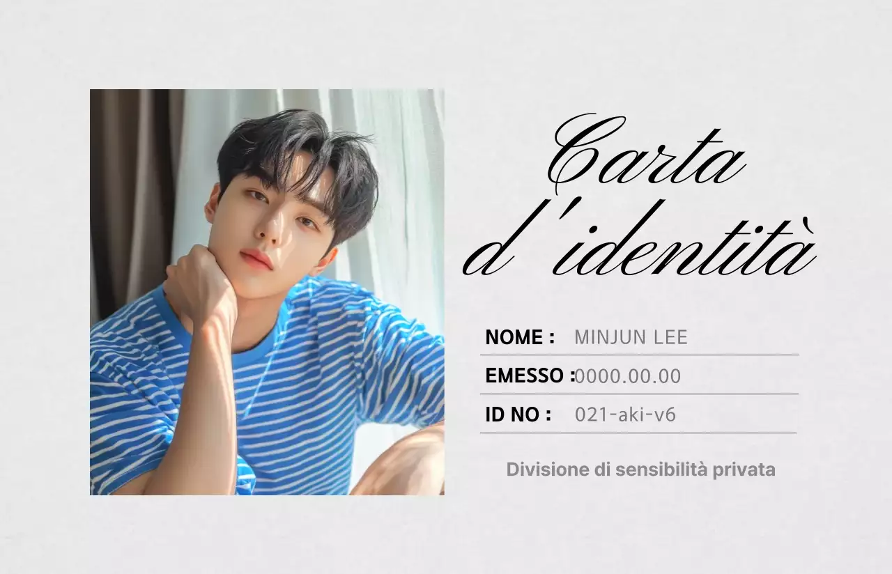 Articoli identificativi semplici grigi