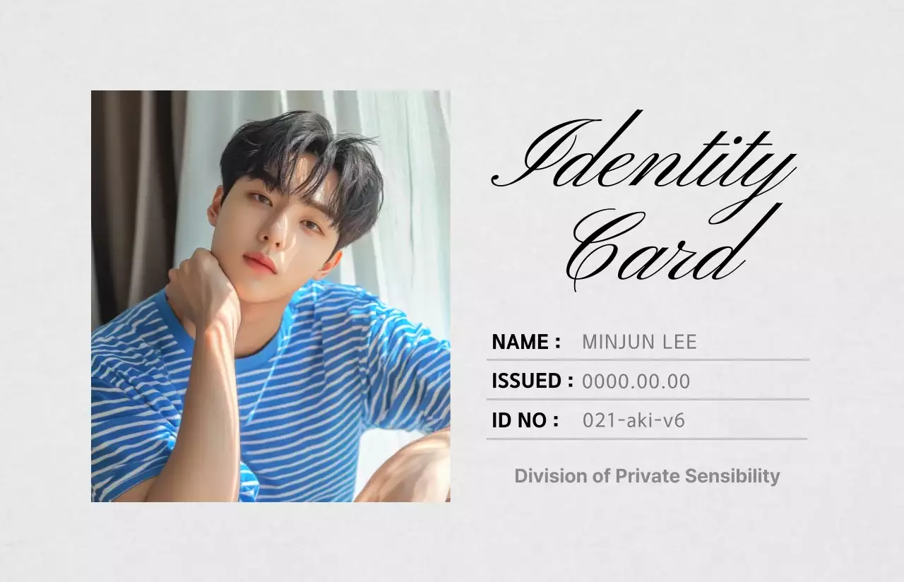 Barang ID Sederhana Abu-abu