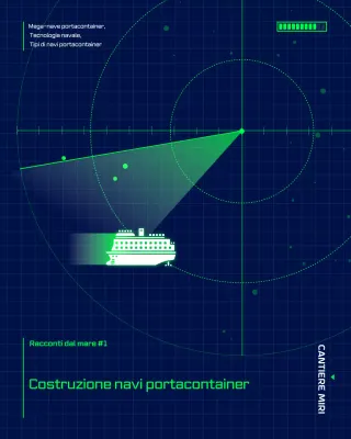 Trasmissione di informazioni sulla nave cibernetica verde