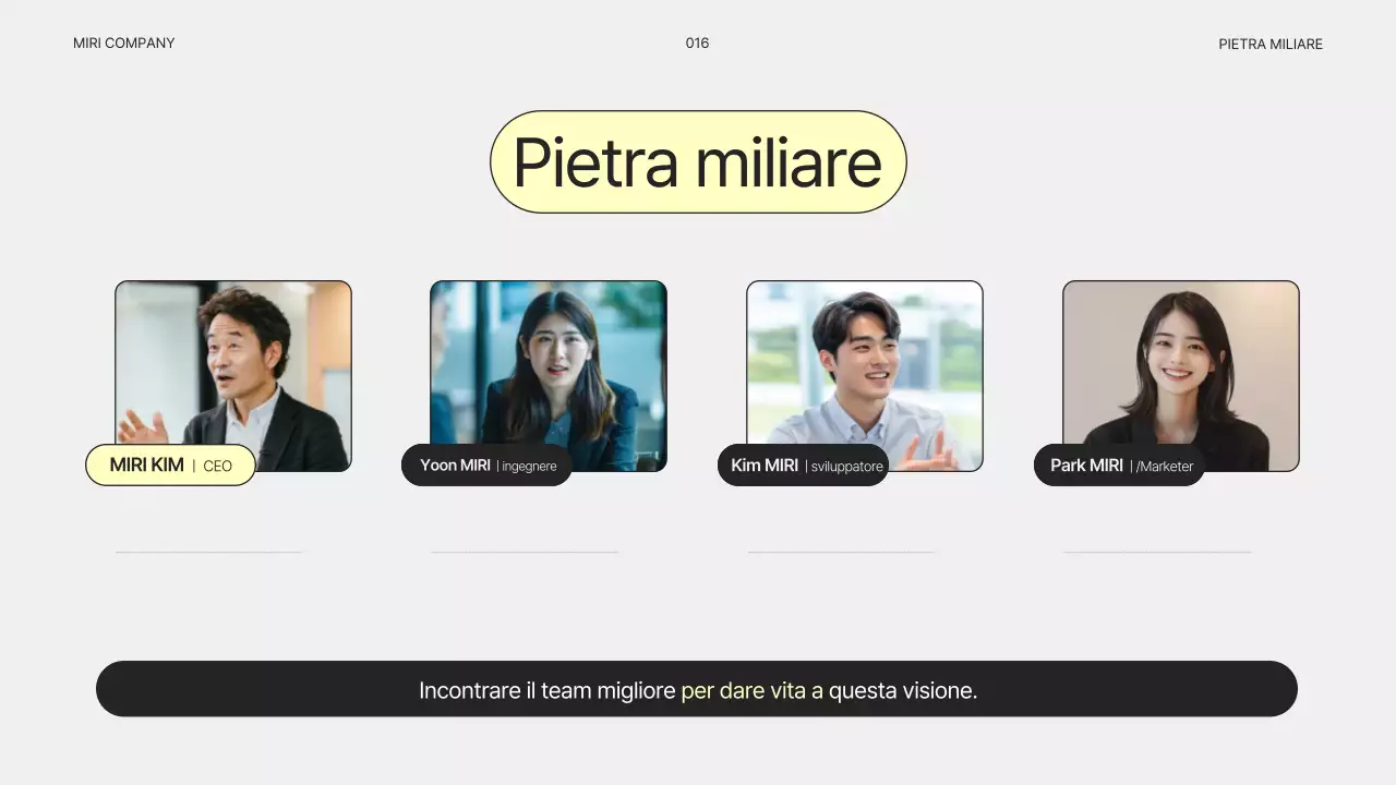 Piano aziendale semplice e grigio