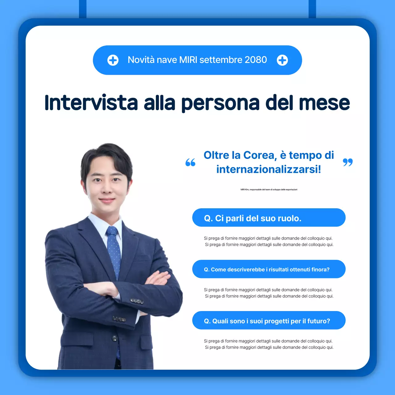 Notizie del settore marittimo blu cielo