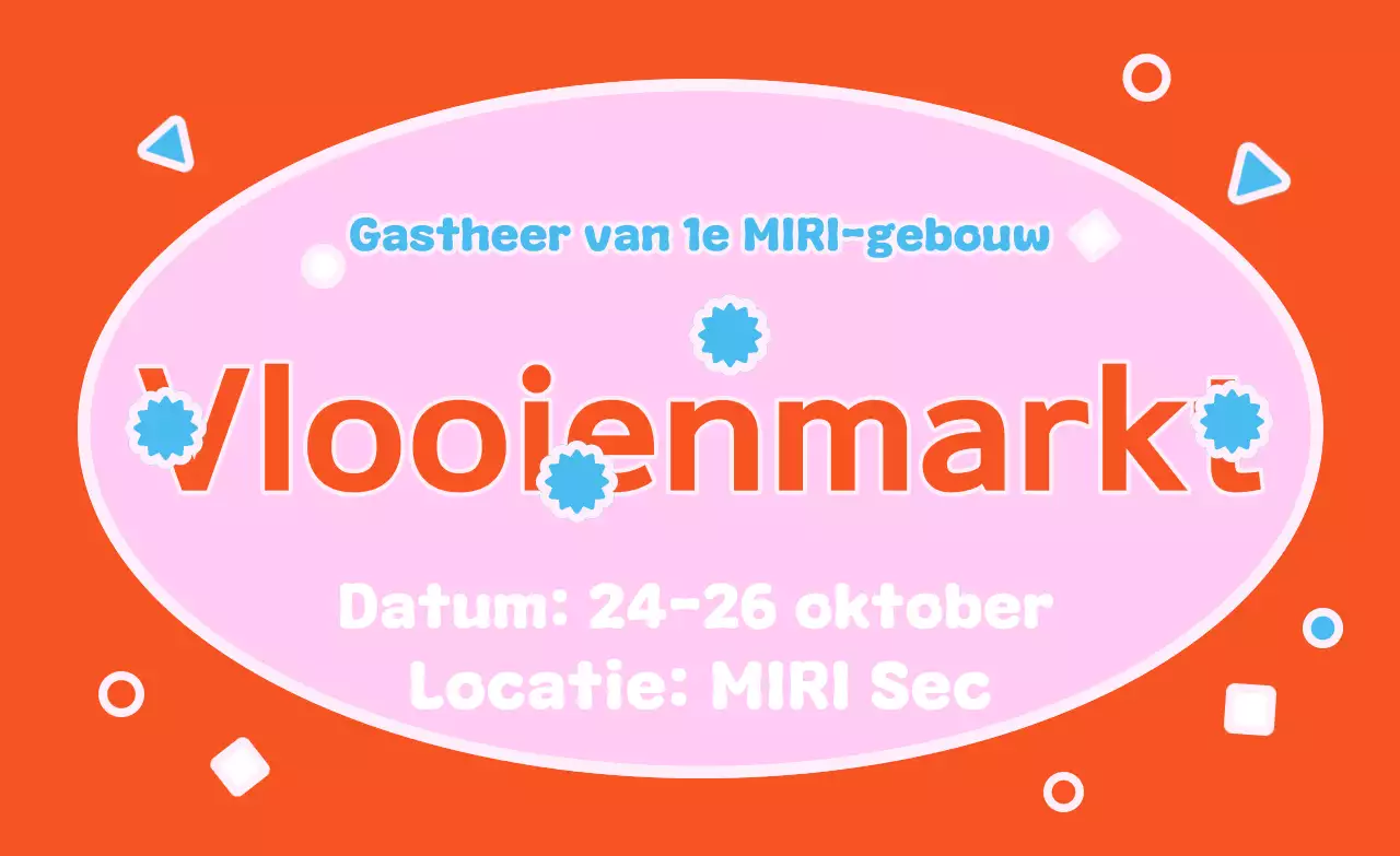 Orange Pop Vlooienmarkt Evenement