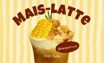 Beige Retro Café Menü-Aktion