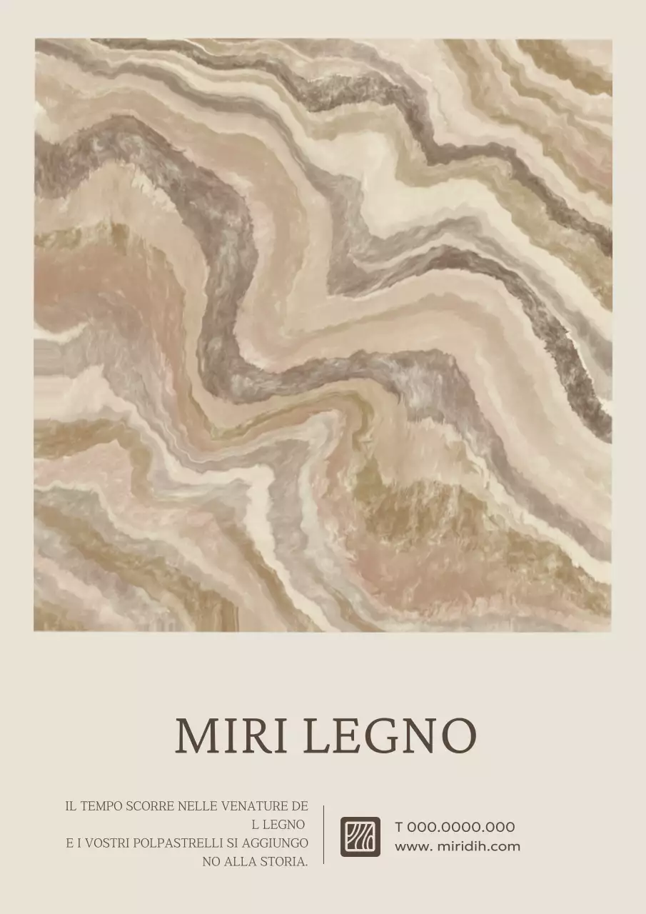 Pubblicità di Beige Natural Woodcraft