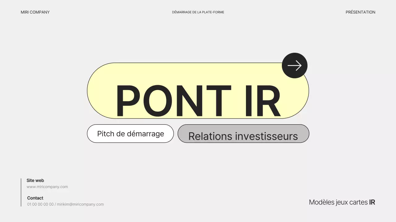 Plan d'affaires gris simple