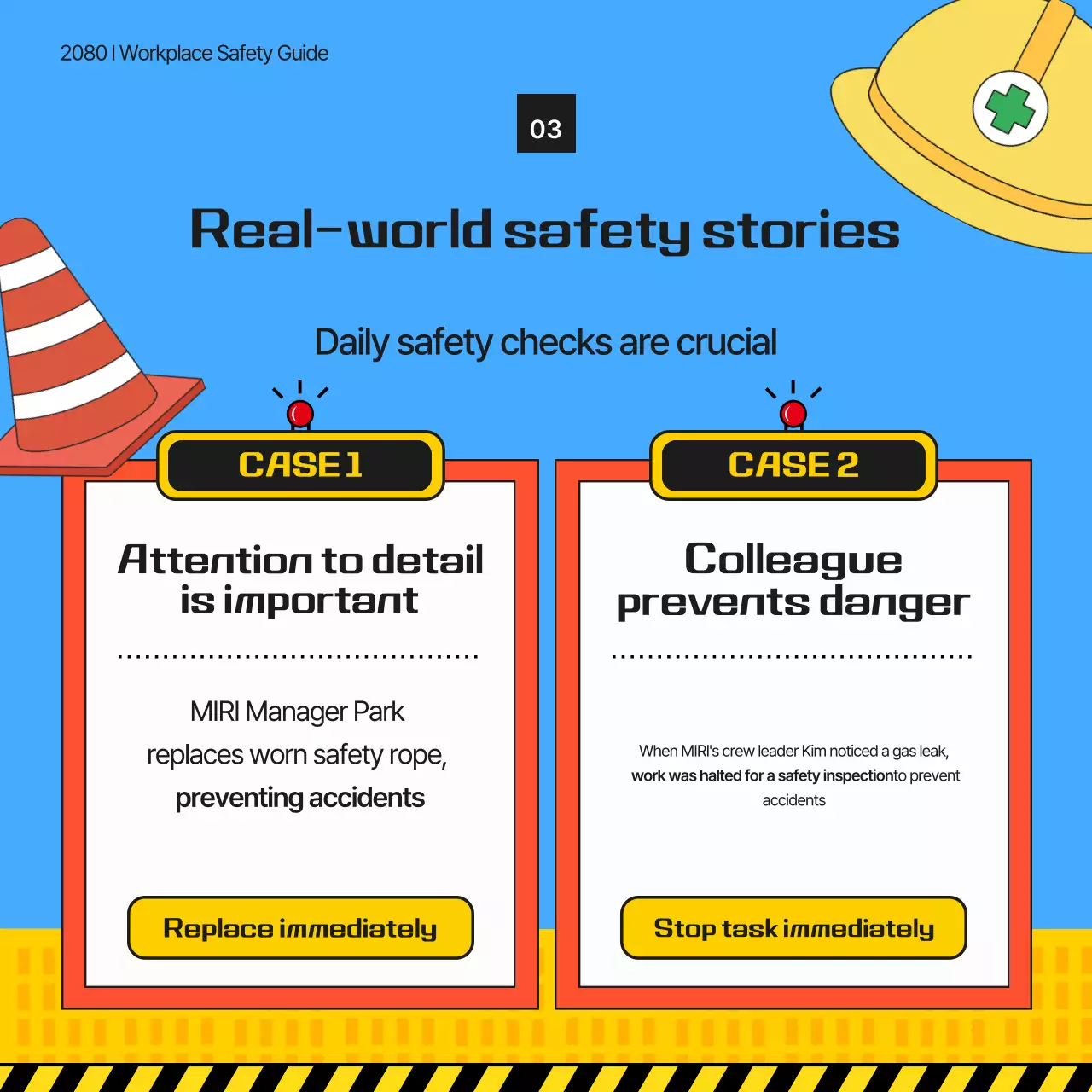 Guia de Segurança no Trabalho Fofo da Blue