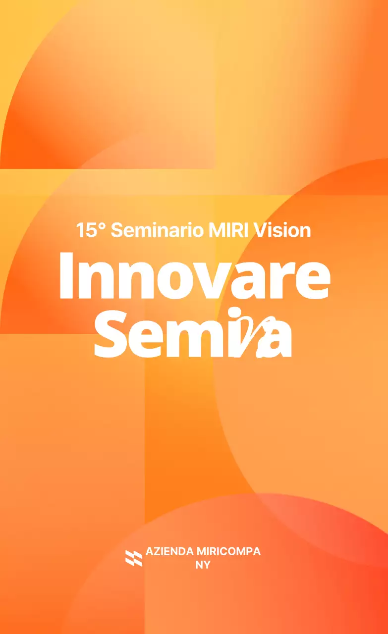 Guida al seminario moderno arancione