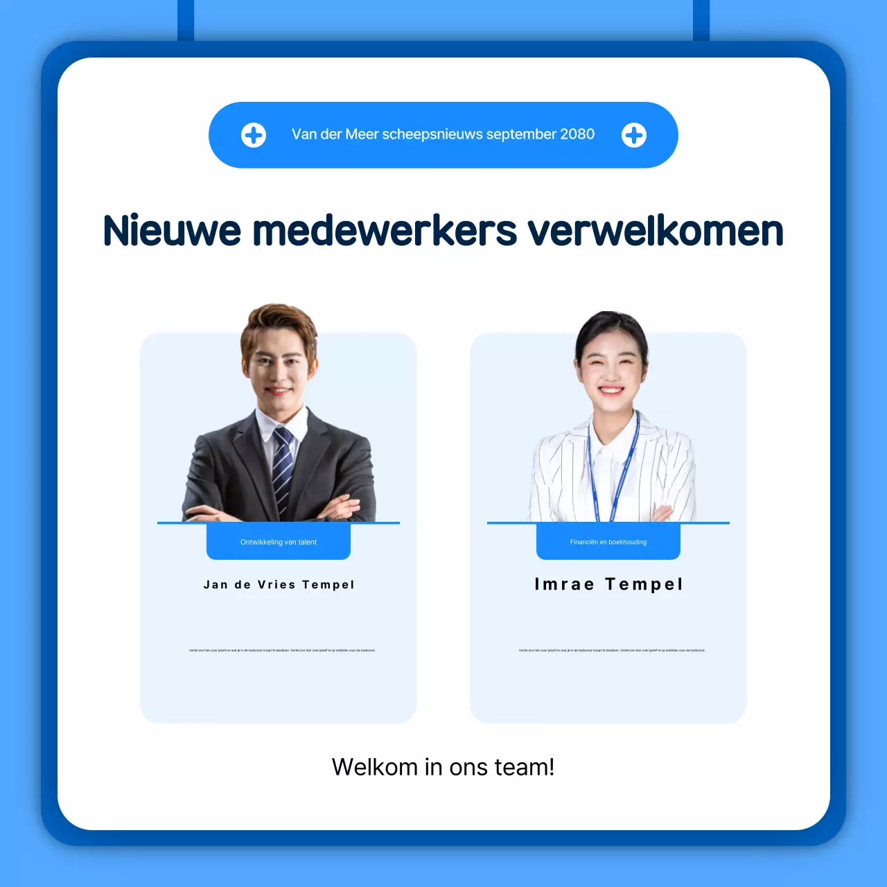 Hemelsblauw schattig nieuws uit de maritieme industrie