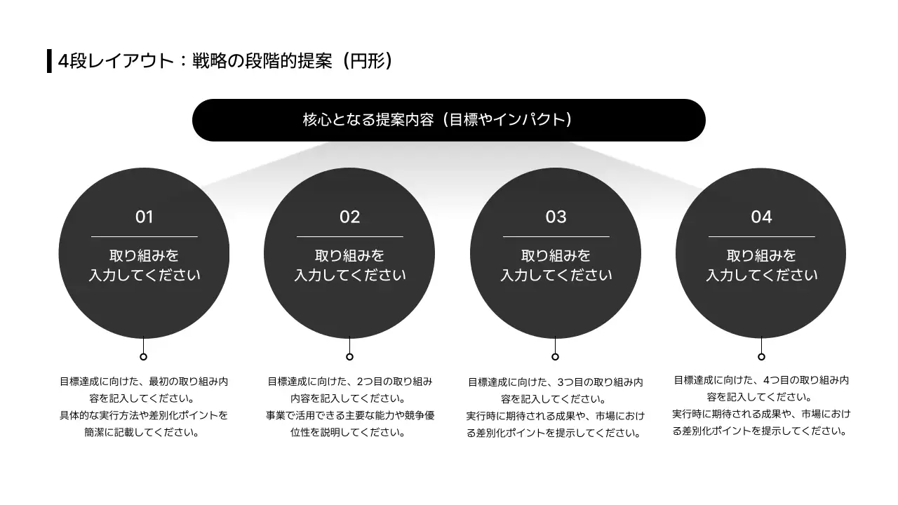 ビジネスレイアウト_インフォグラフィック_ソリューション_本文_分割型_日本語