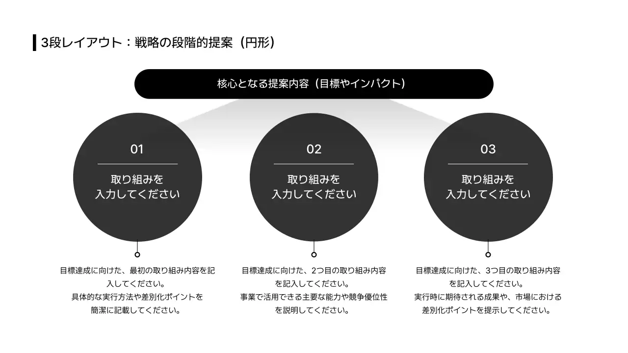 ビジネスレイアウト_インフォグラフィック_ソリューション_本文_分割型_日本語