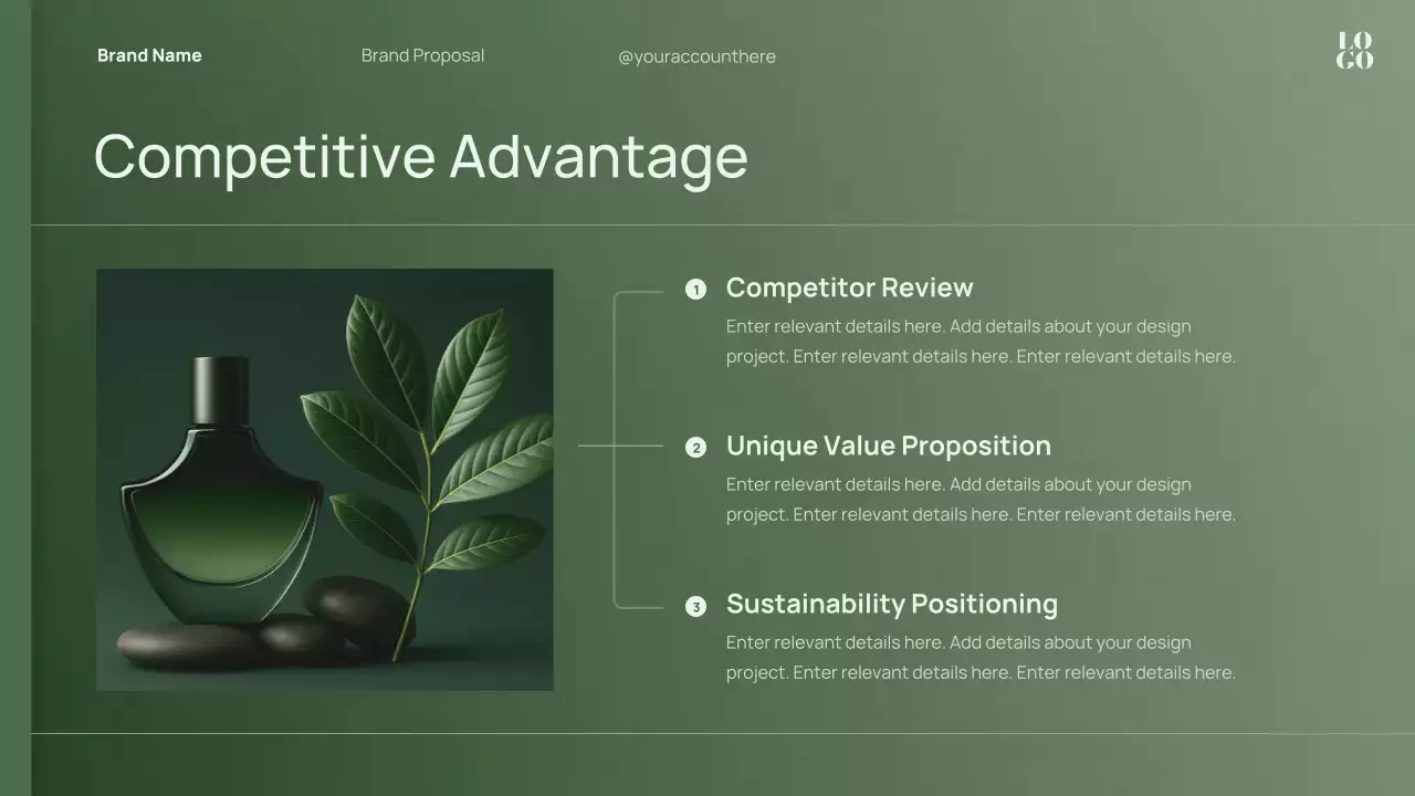 Green Minimal Brand Strategy Proposal Presentation