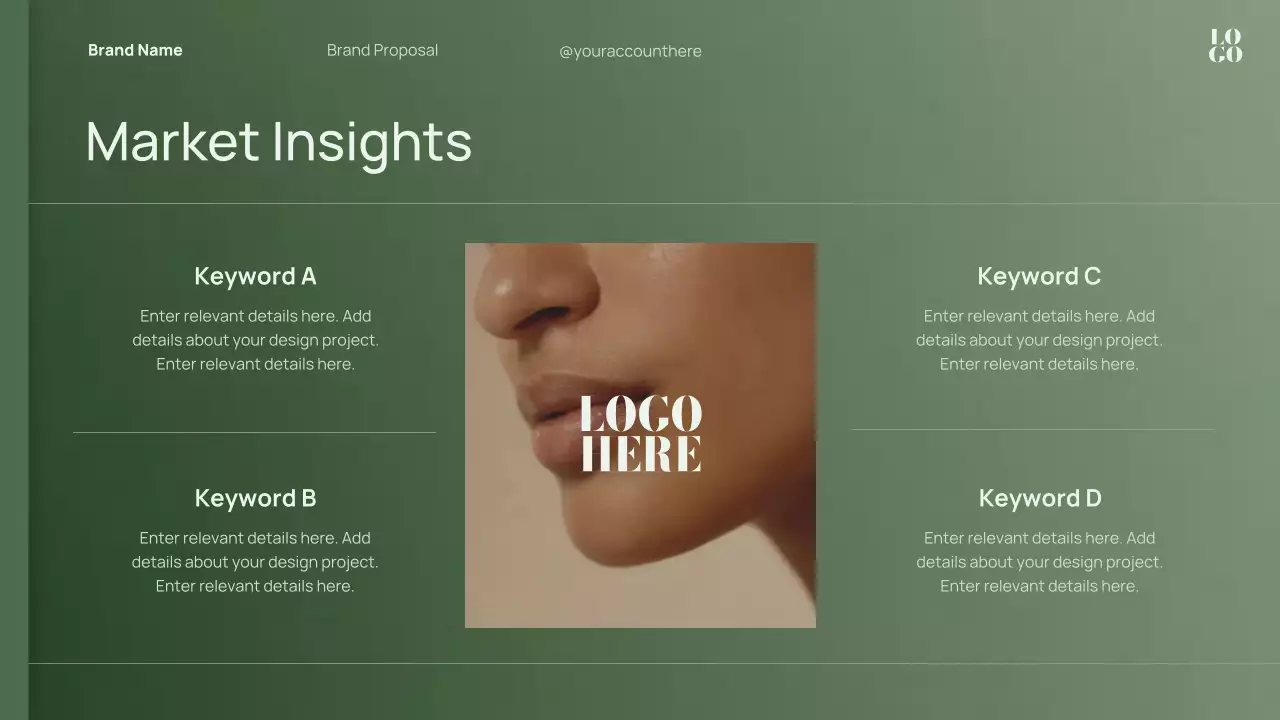 Green Minimal Brand Strategy Proposal Presentation