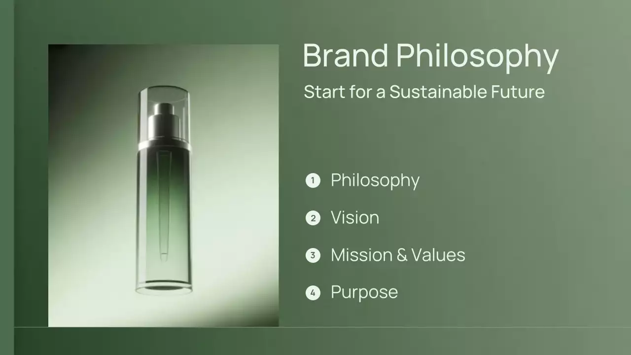 Green Minimal Brand Strategy Proposal Presentation