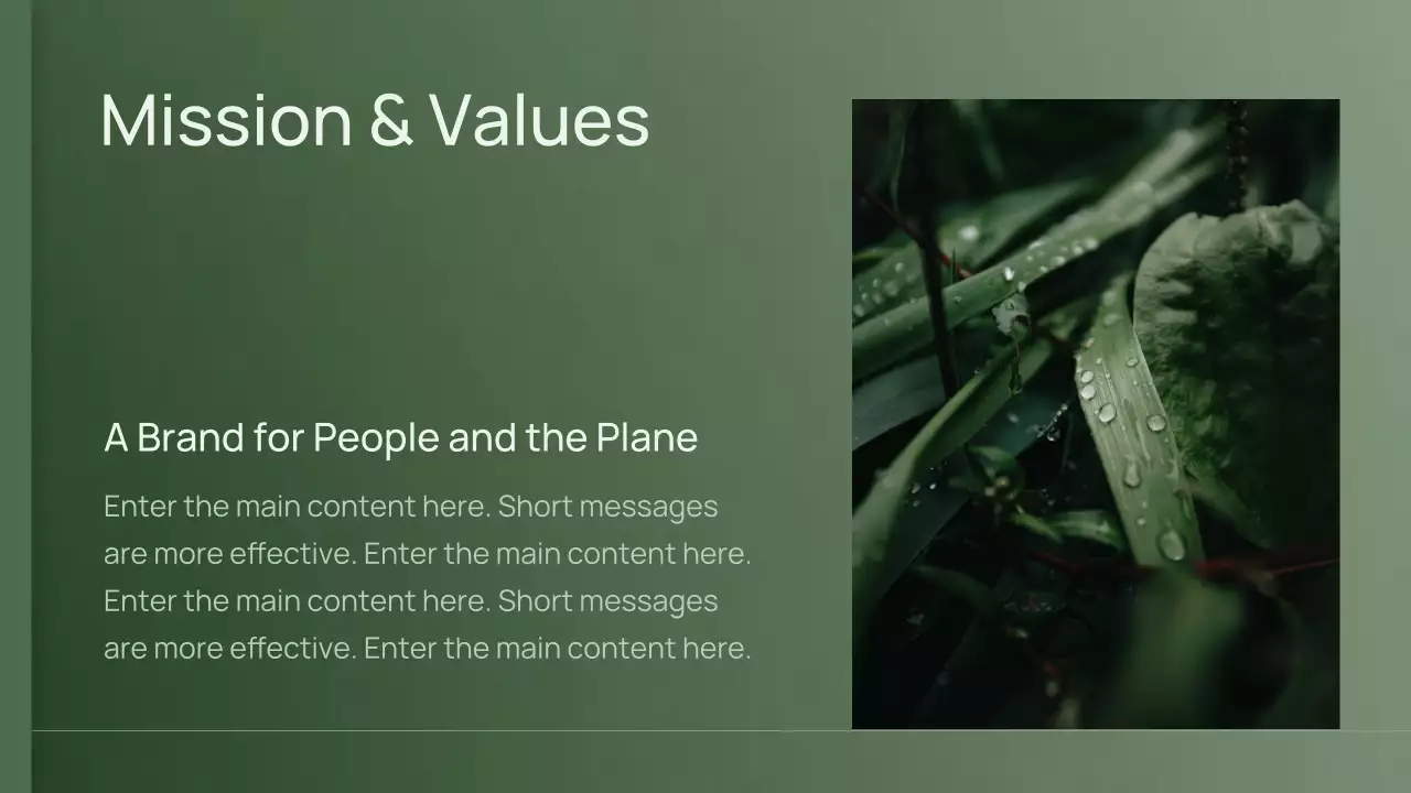 Green Minimal Brand Strategy Proposal Presentation