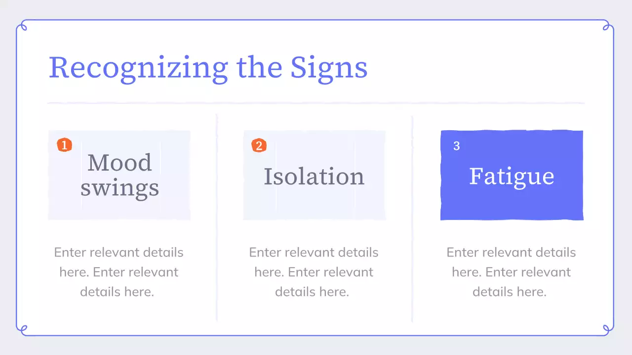 Blue Modern Mental Wellness Presentation