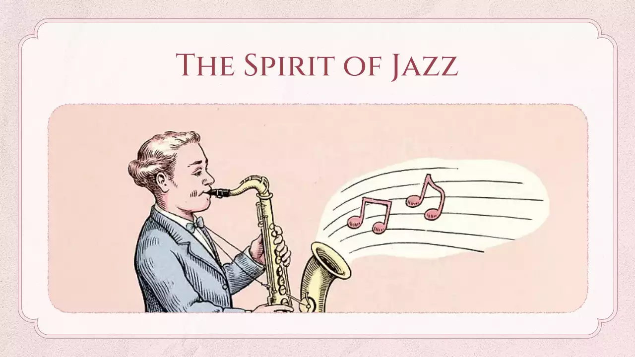 Pink Vintage Music History Lecture Presentation