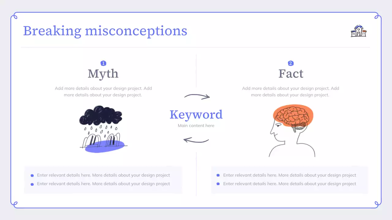 Blue Modern Mental Wellness Presentation