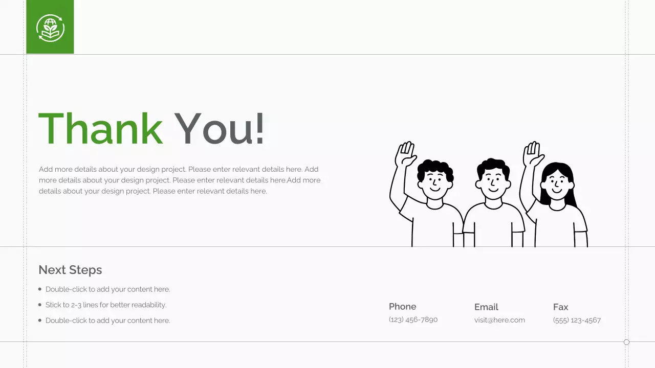 Green Minimal Sustainability Lecture Presentation