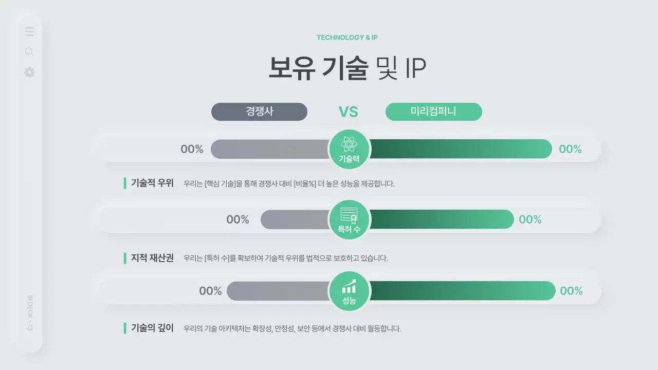 회색의 미니멀한 비즈니스 기획서