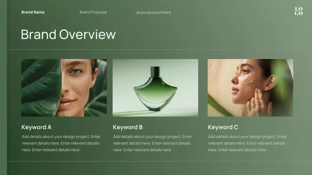 Green Minimal Brand Strategy Proposal Presentation