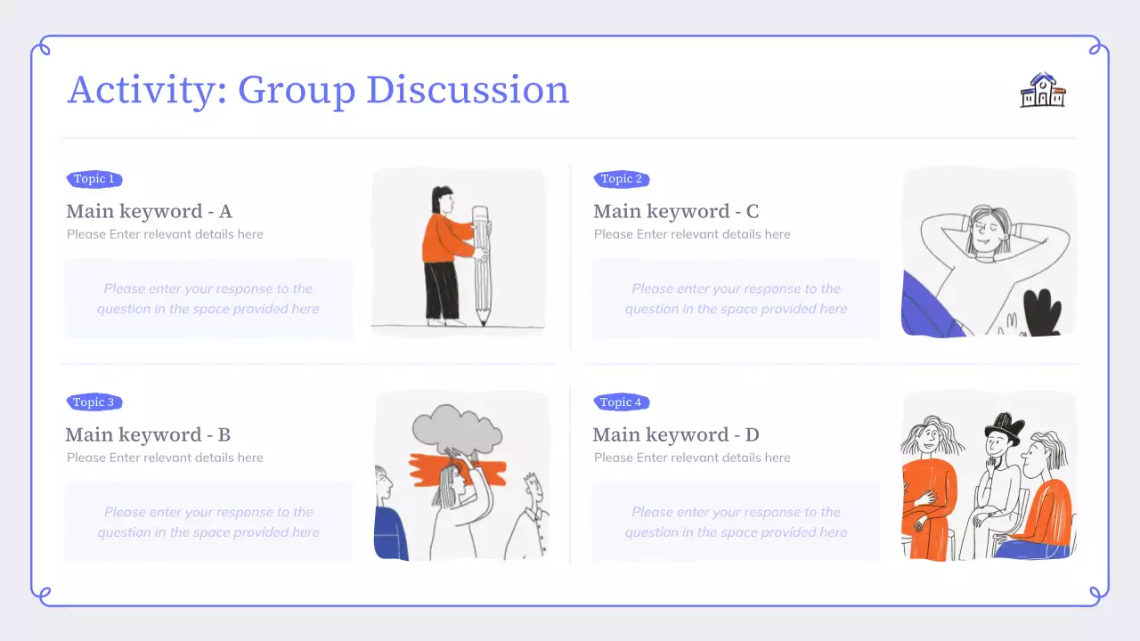 Blue Modern Mental Wellness Presentation