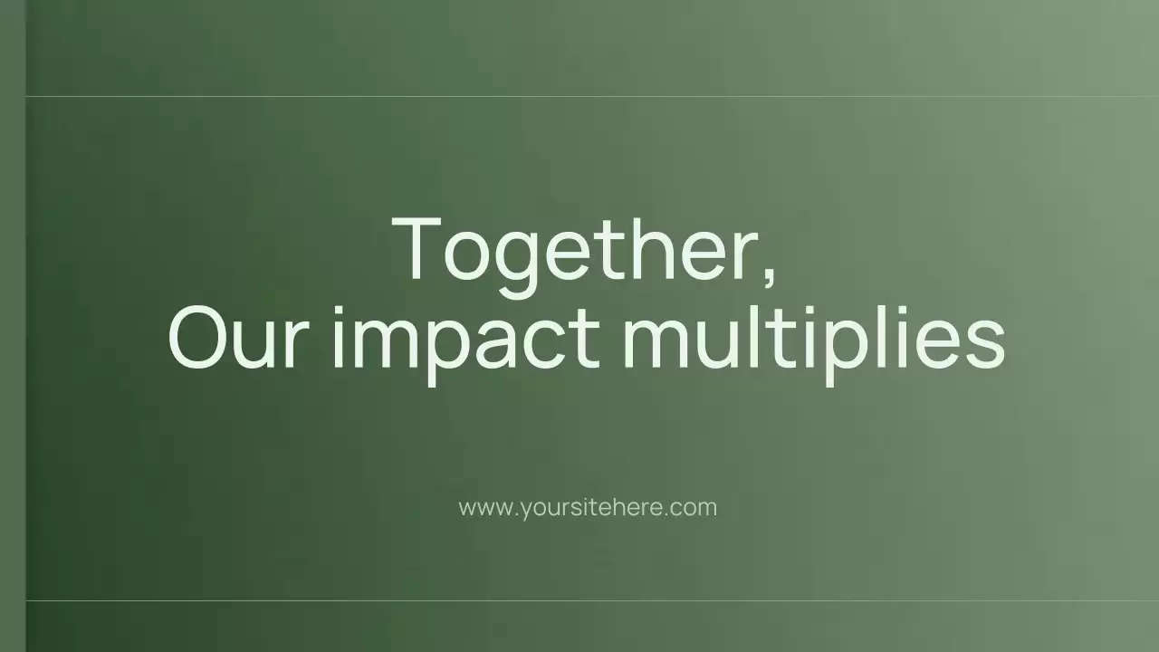 Green Minimal Brand Strategy Proposal Presentation