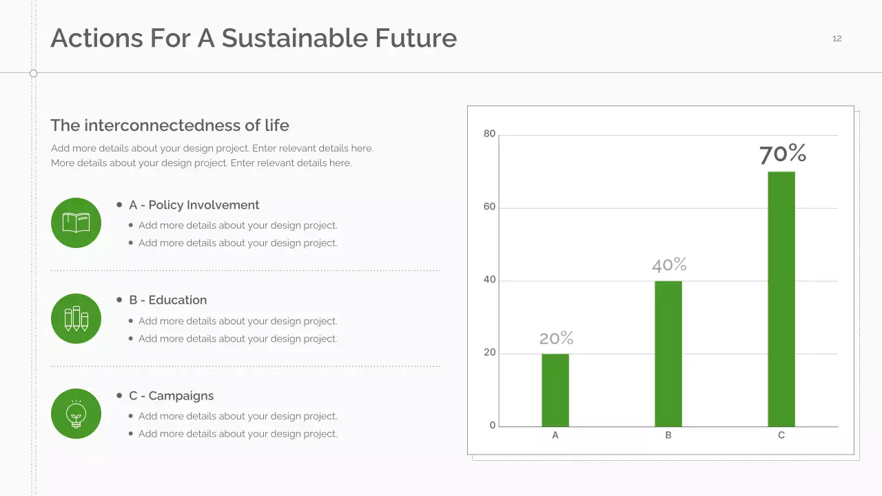 Green Minimal Sustainability Lecture Presentation