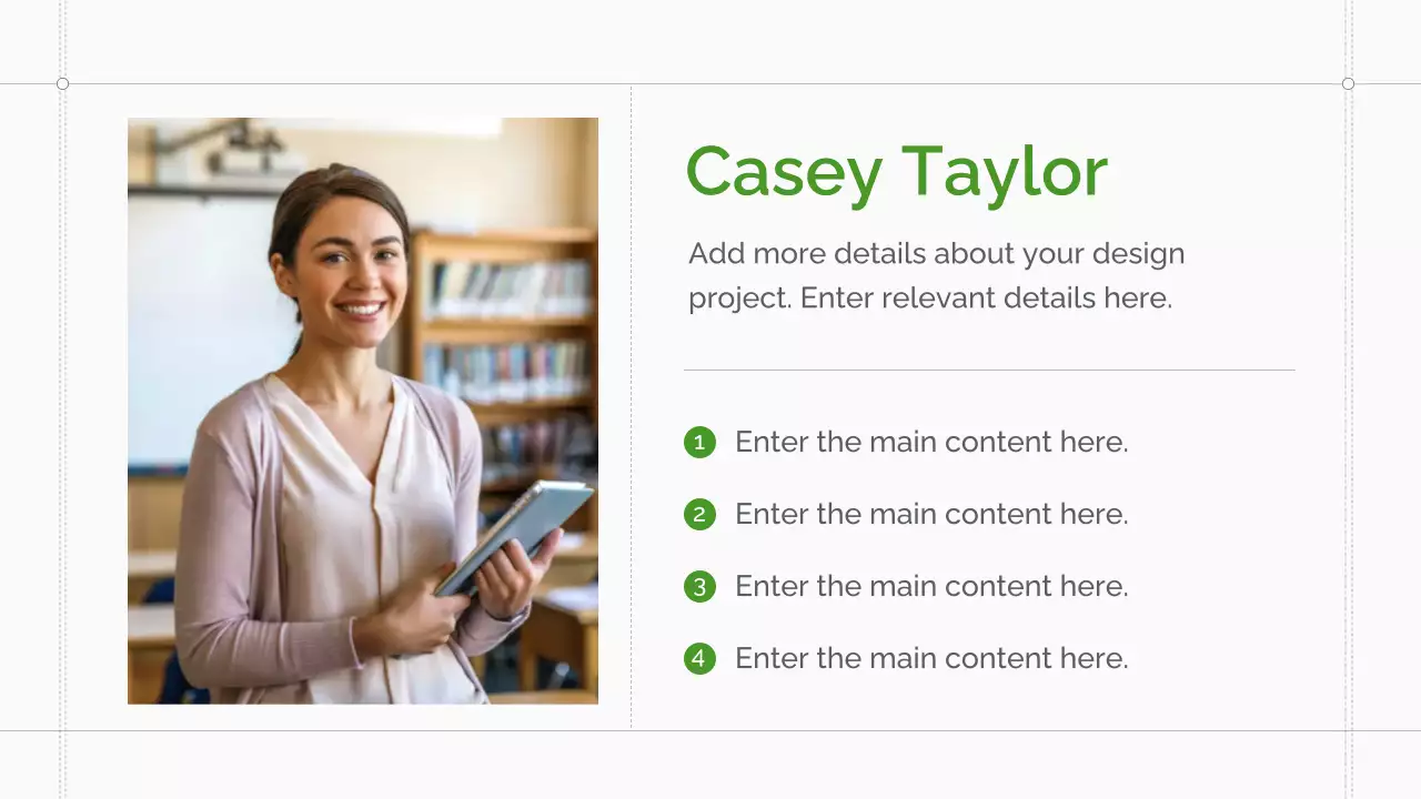 Green Minimal Sustainability Lecture Presentation