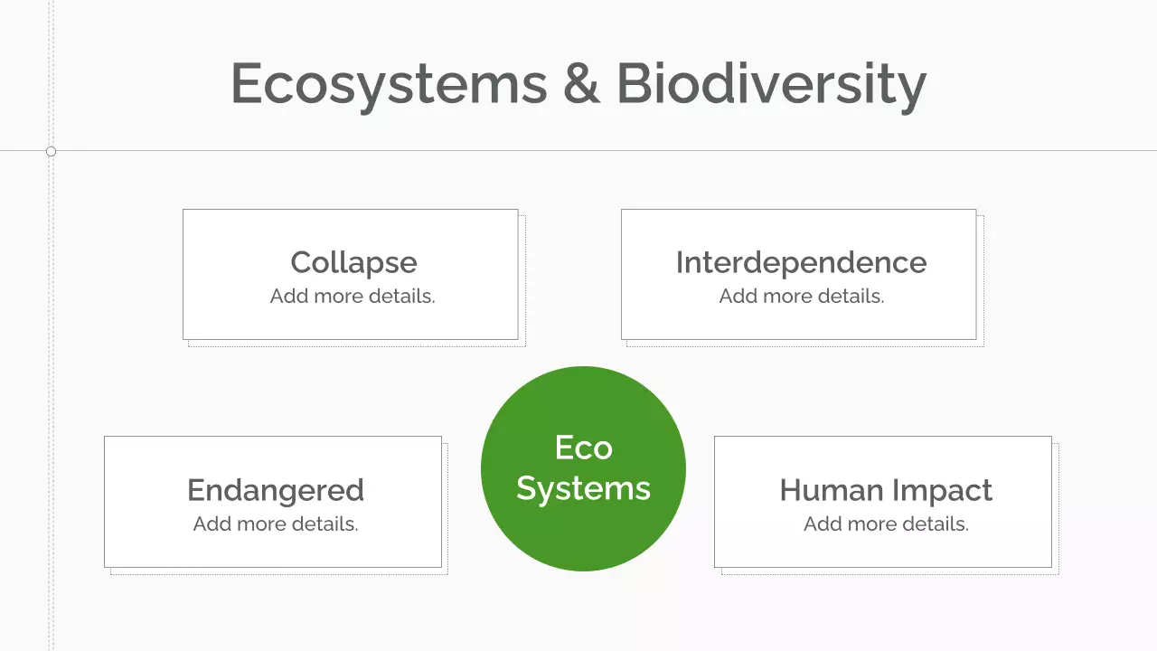 Green Minimal Sustainability Lecture Presentation