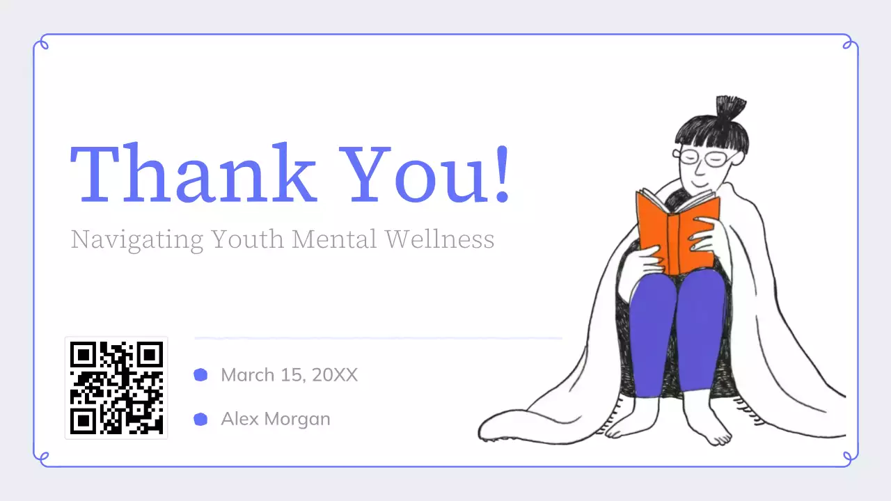 Blue Modern Mental Wellness Presentation