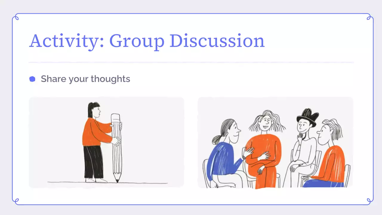 Blue Modern Mental Wellness Presentation