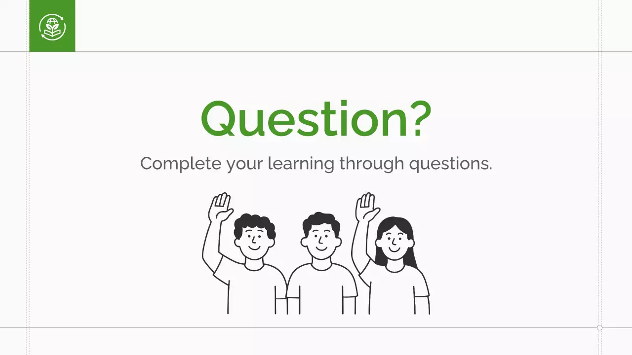 Green Minimal Sustainability Lecture Presentation