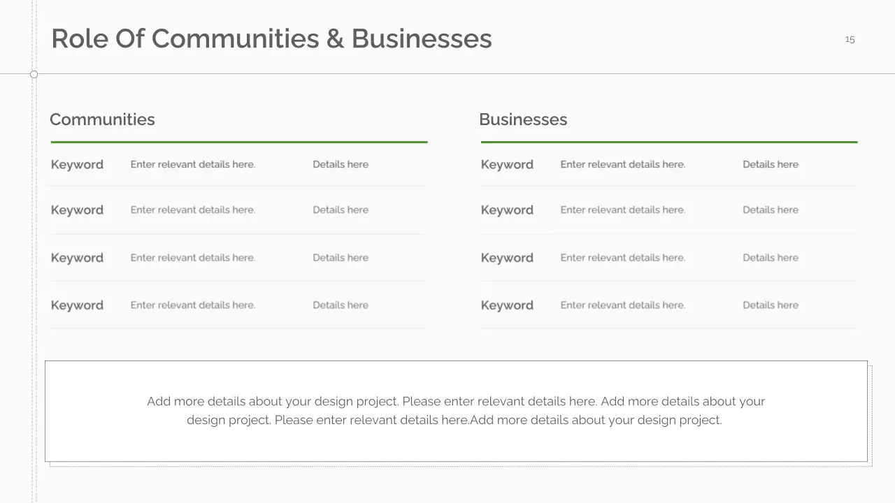 Green Minimal Sustainability Lecture Presentation