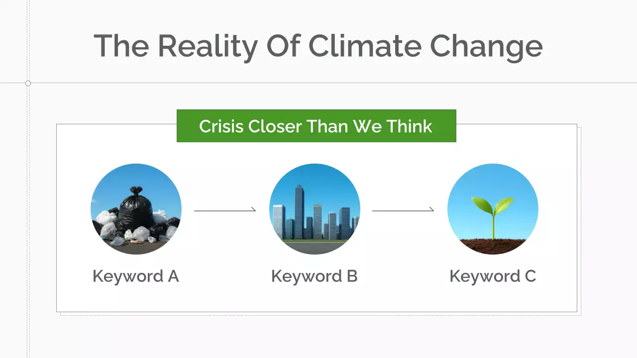 Green Minimal Sustainability Lecture Presentation
