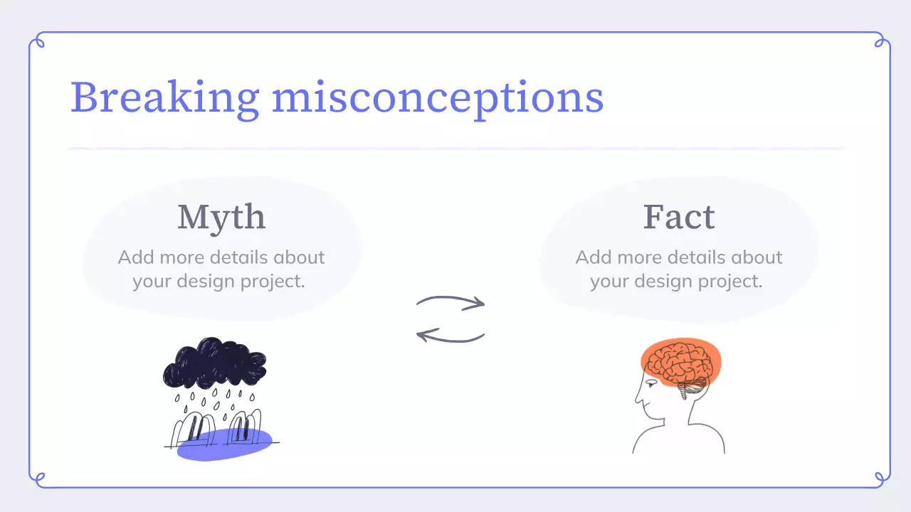 Blue Modern Mental Wellness Presentation