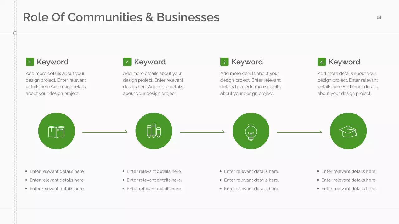 Green Minimal Sustainability Lecture Presentation