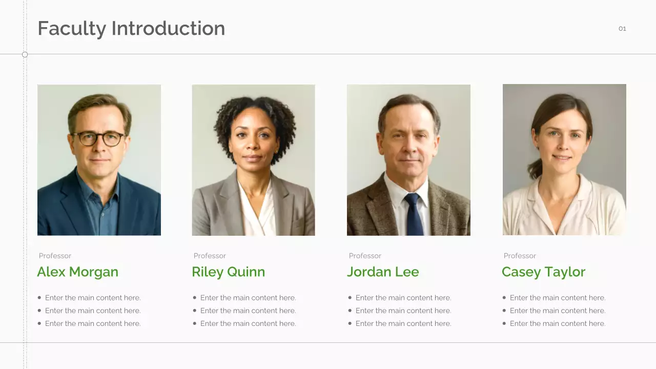 Green Minimal Sustainability Lecture Presentation