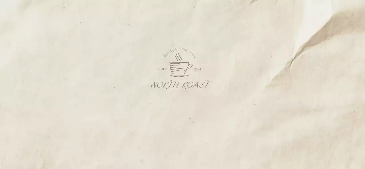 ナチュラル シンプル コーヒー ロゴ 単色イラスト