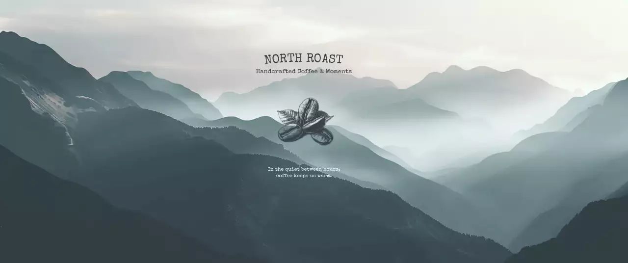 グレー クラシック コーヒー ロゴ 写真