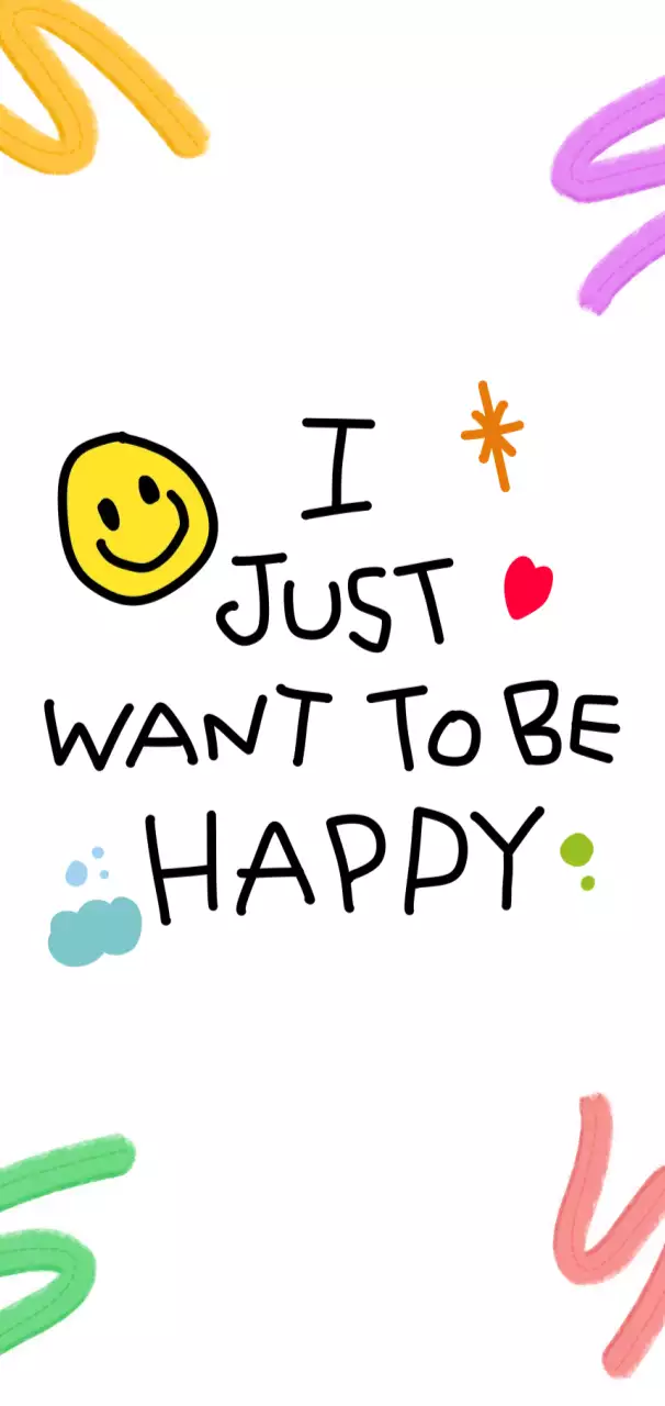 rainbow playful happiness poster