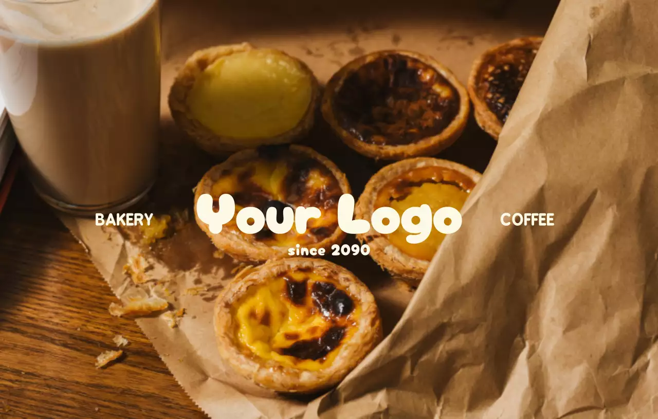 茶色 シンプル ベーカリー 看板