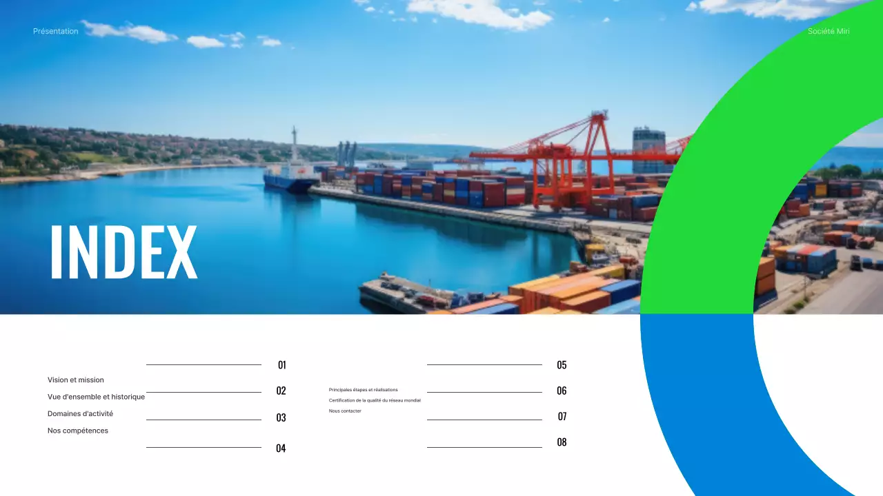 Présentation de la compagnie maritime Blue Modern