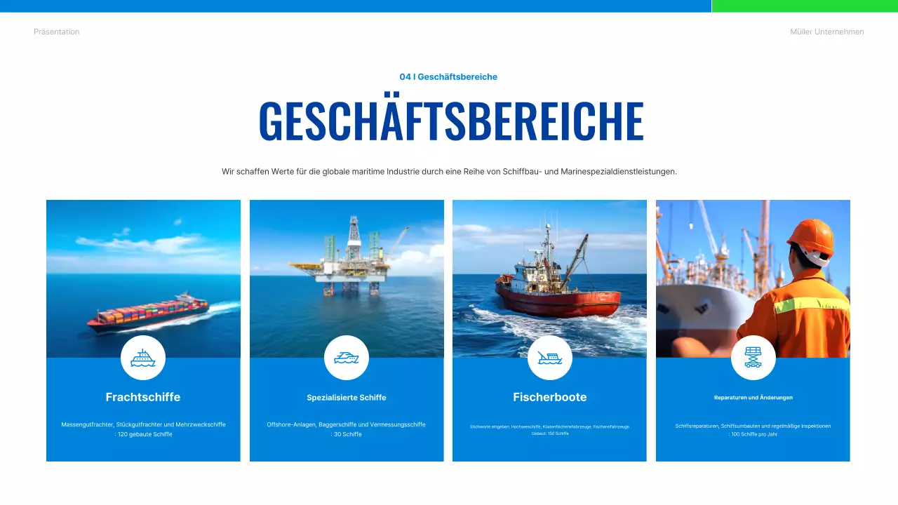 Blue Modern Shipping Company – Einführung