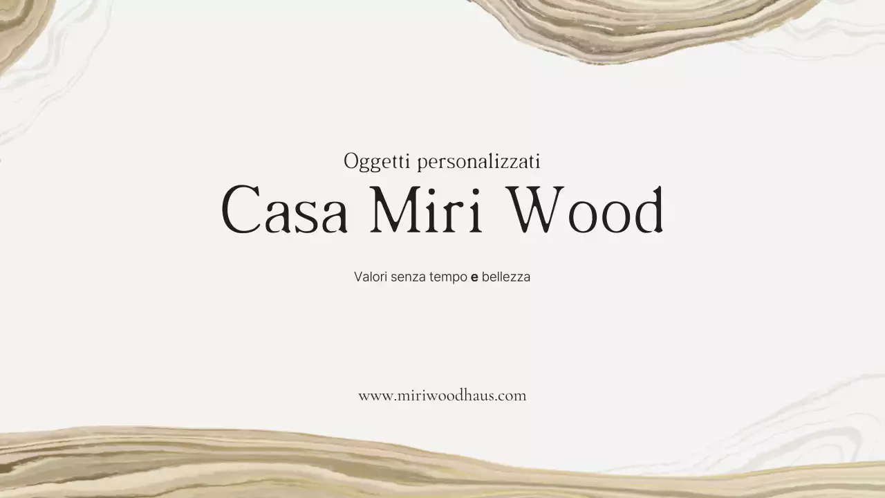 Pubblicità di mobili in legno naturale beige