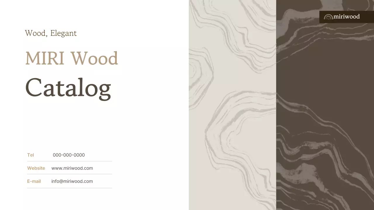 Danh mục giới thiệu sản phẩm đơn giản màu be