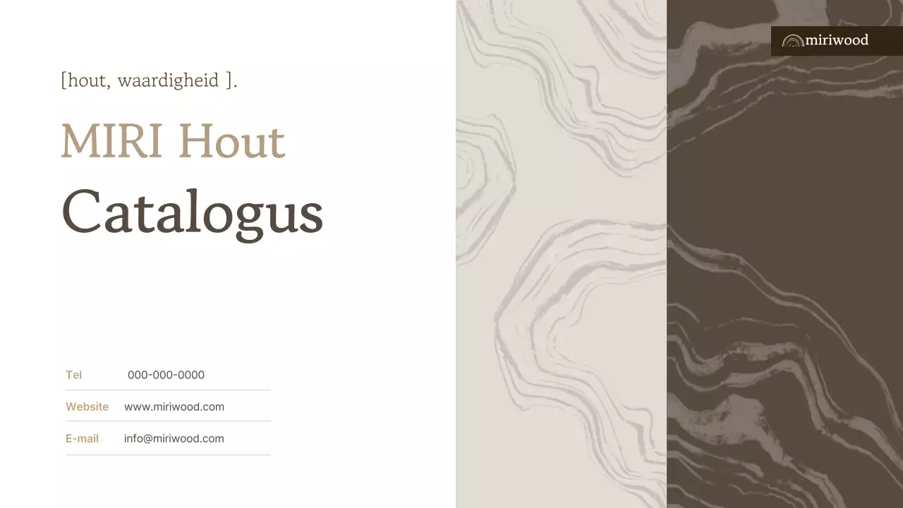 Beige Eenvoudige Productintroductiecatalogus