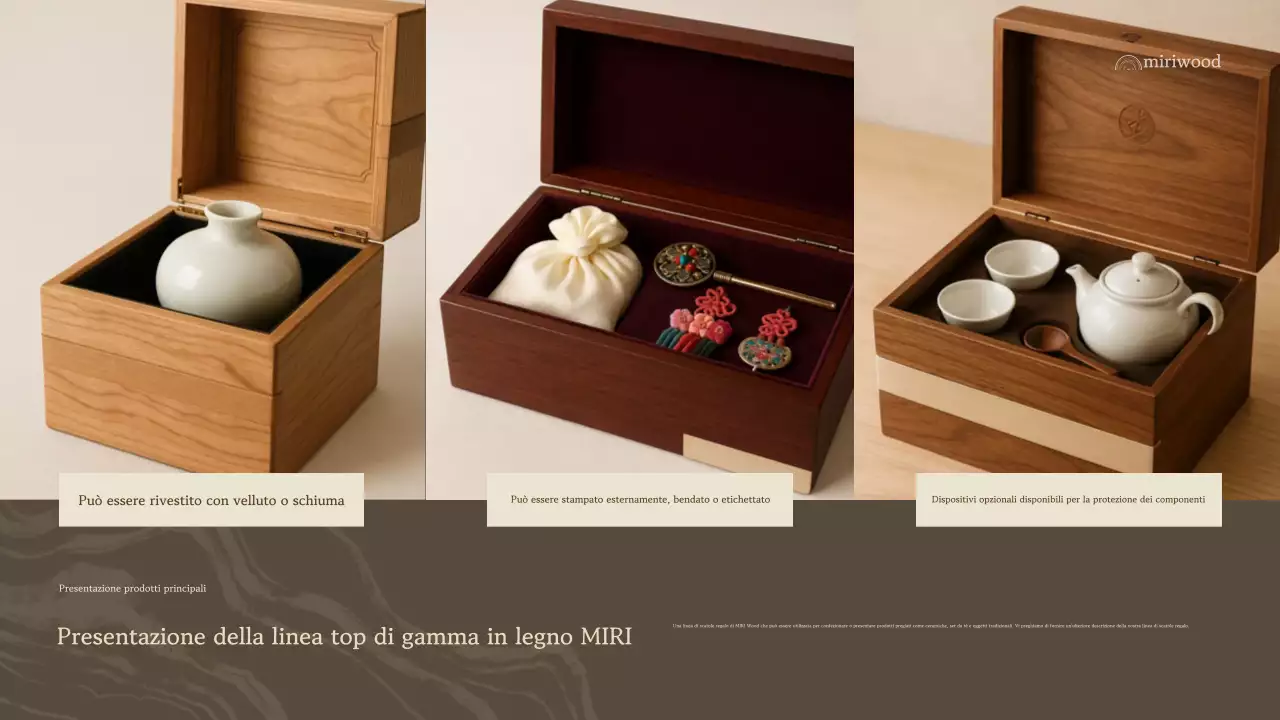 Catalogo di presentazione del prodotto Beige Simple