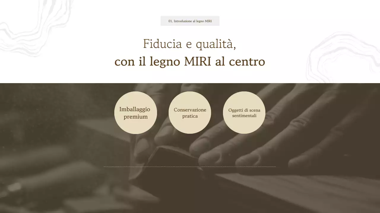 Catalogo di presentazione del prodotto Beige Simple